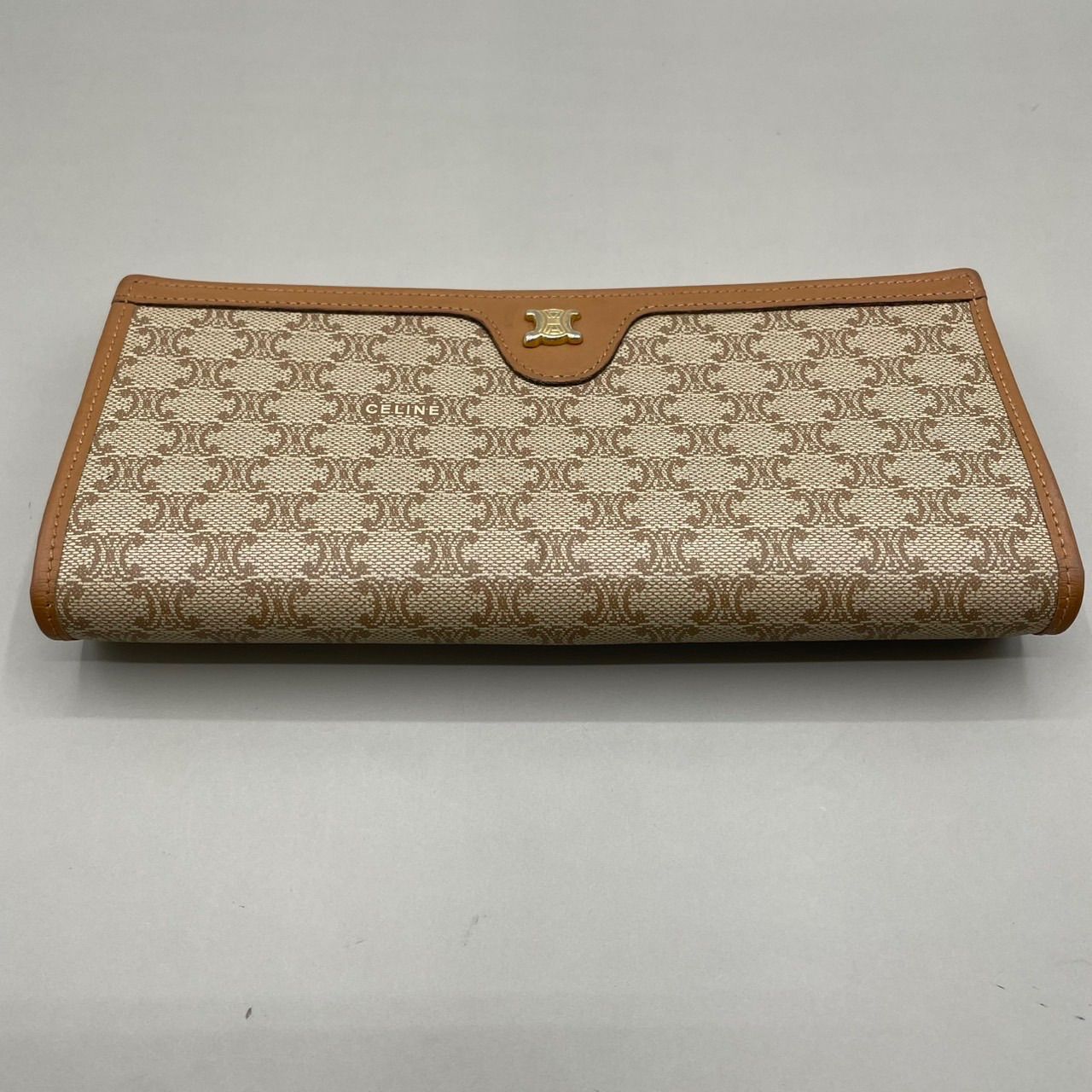 極美品 CELINE セリーヌ 長財布 ロングウォレット マカダム柄