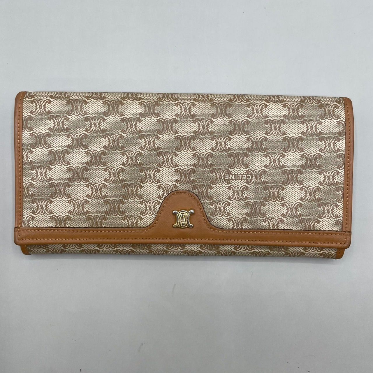 新品未使用　CELINE セリーヌ　激レアマカダム柄 エナメル ロングウォレット 極美品 CELINE セリーヌ 長財布 ロングウォレット マカダム柄