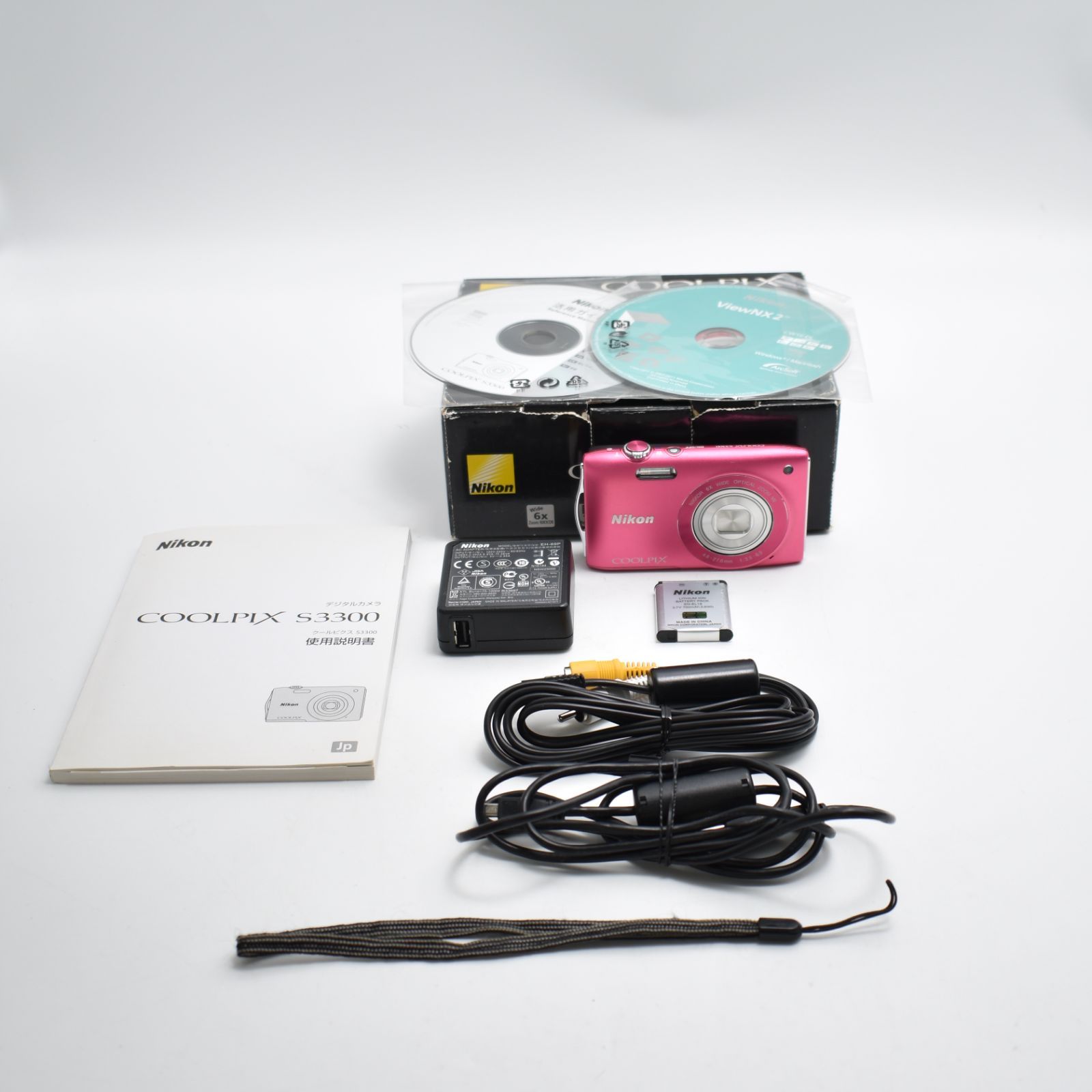 B#10309 Nikon デジタルカメラ COOLPIX (クールピクス) S3300