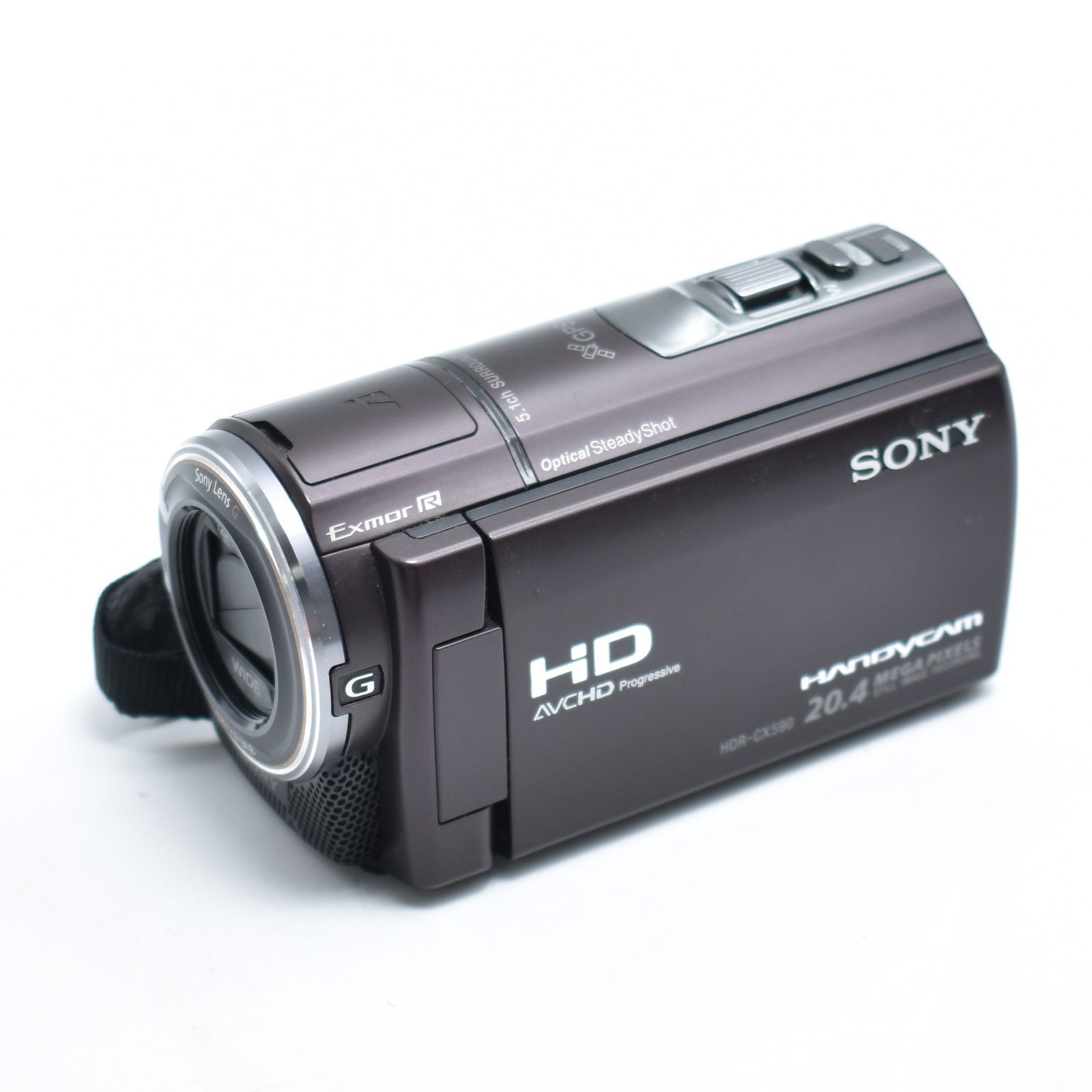 B#10298 SONY HDビデオカメラ Handycam HDR-CX590V ボルドーブラウン