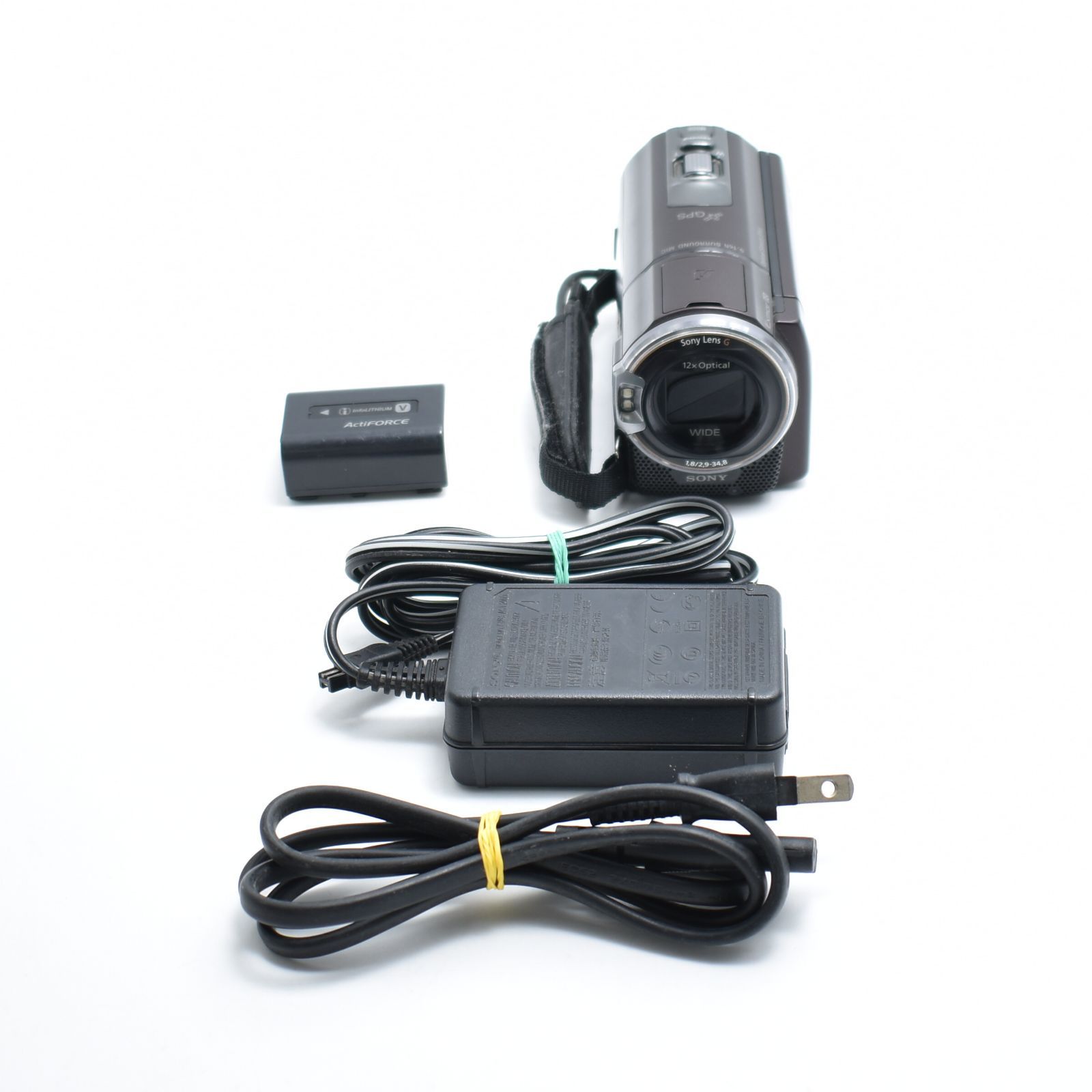 B#10298 SONY HDビデオカメラ Handycam HDR-CX590V ボルドーブラウン