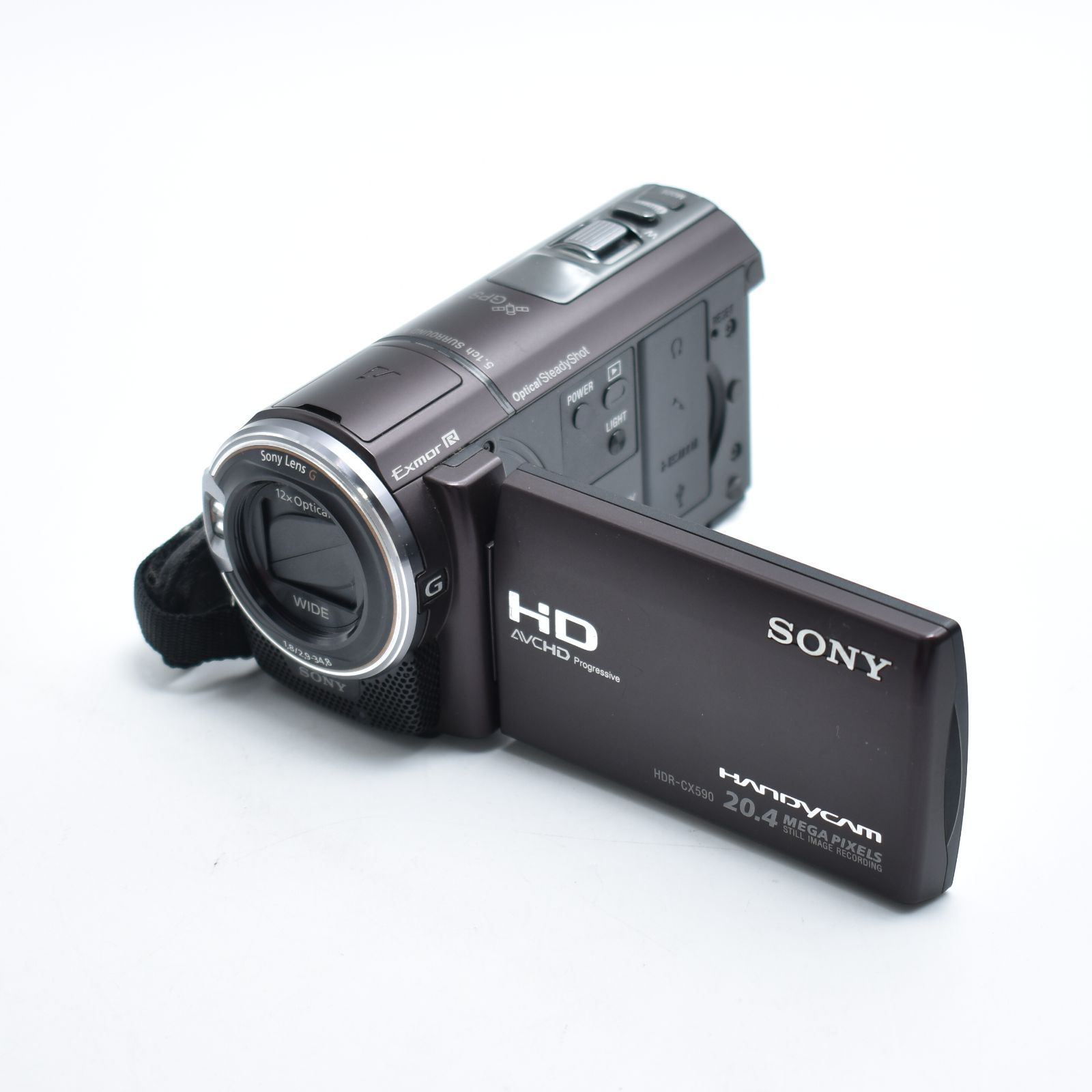 B#10298 SONY HDビデオカメラ Handycam HDR-CX590V ボルドーブラウン