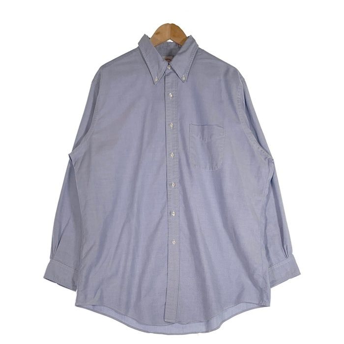 得価，人気SALE 90`s Brooks Brothers ブルックスブラザーズ 長袖 ボタンダウンオックスフォードシャツ ライトブルー Size 17 1/2-34 長袖シャツ