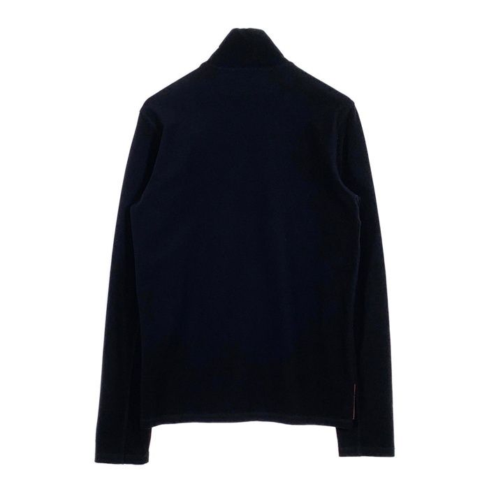 プラダスポーツ ハーフジップ長袖カットソー S ブラック　PRADA PRADA SPORT プラダスポーツ ハーフジップ プルオーバーロングスリーブ