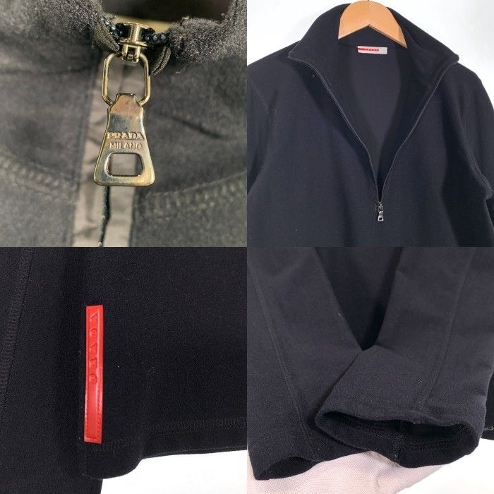 PRADA SPORT プラダスポーツ ハーフジップ プルオーバーロングスリーブ