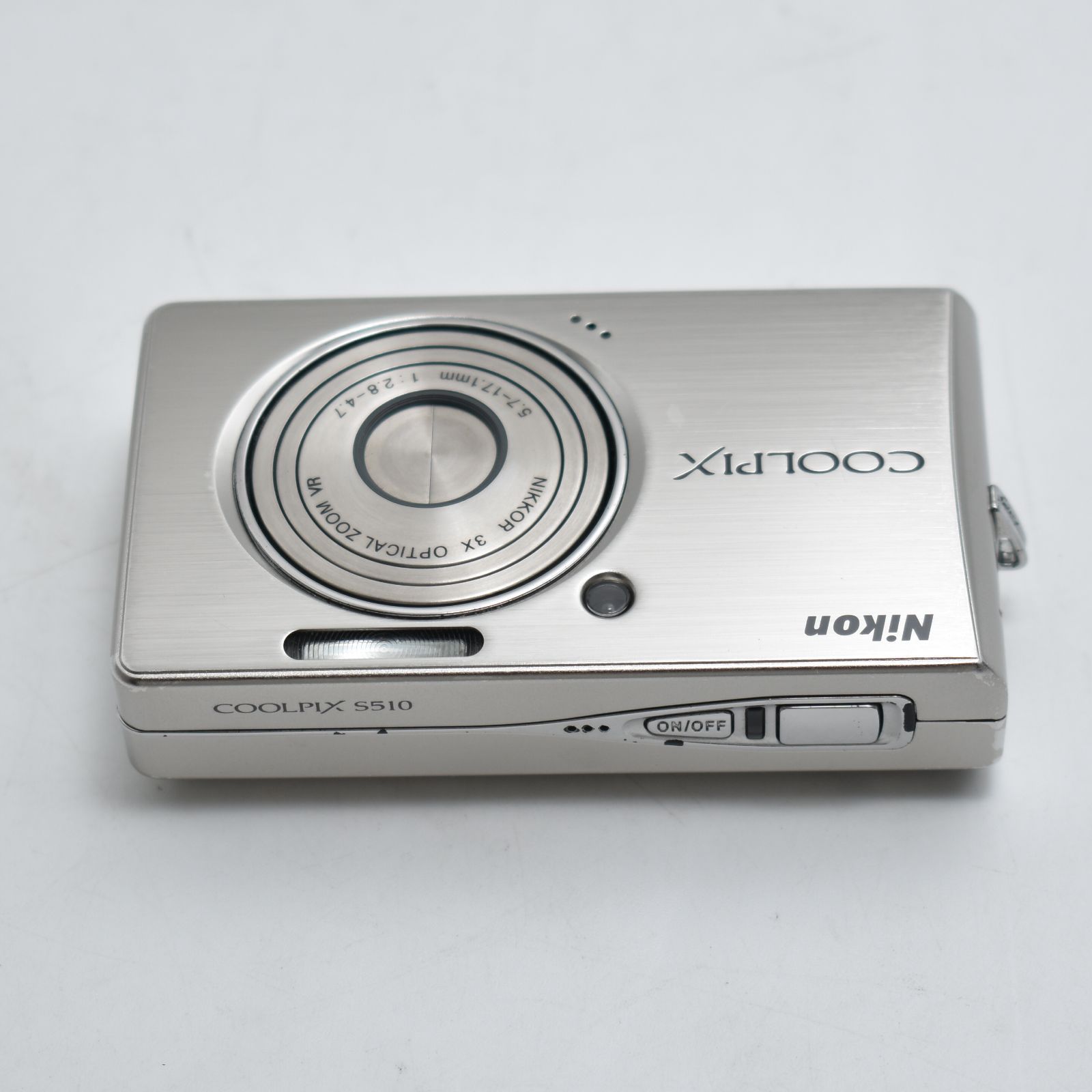 B#10254 Nikon デジタルカメラ COOLPIX (クールピクス) S510 シルバー 