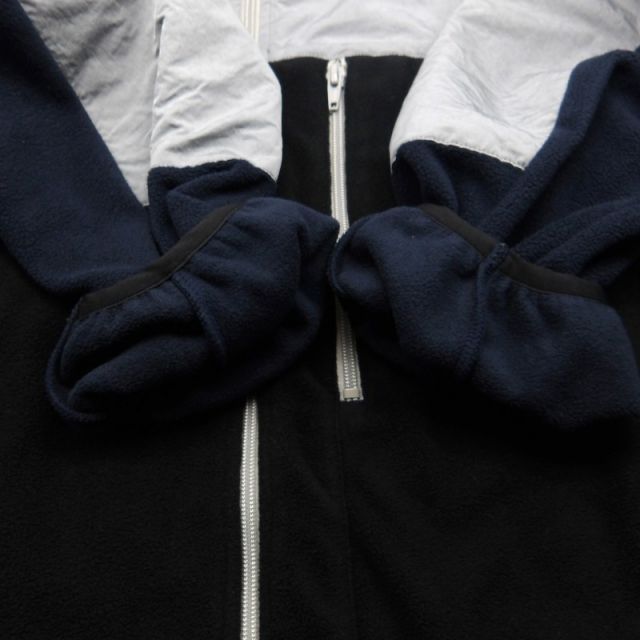 PHINGERIN FLEECE JACKET BLACK&GREY サイズM PD-182-JK121