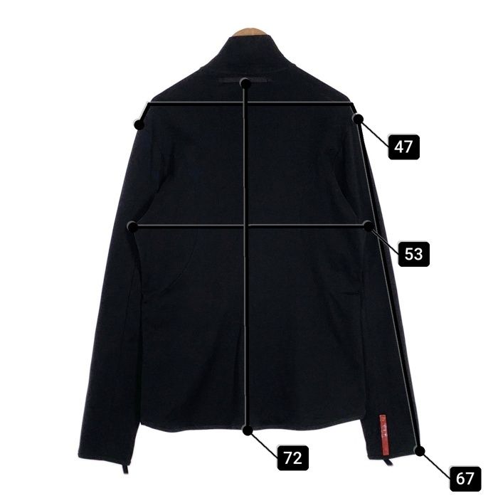 PRADA SPORT プラダスポーツ ハーフジップ スタンドカラー プル