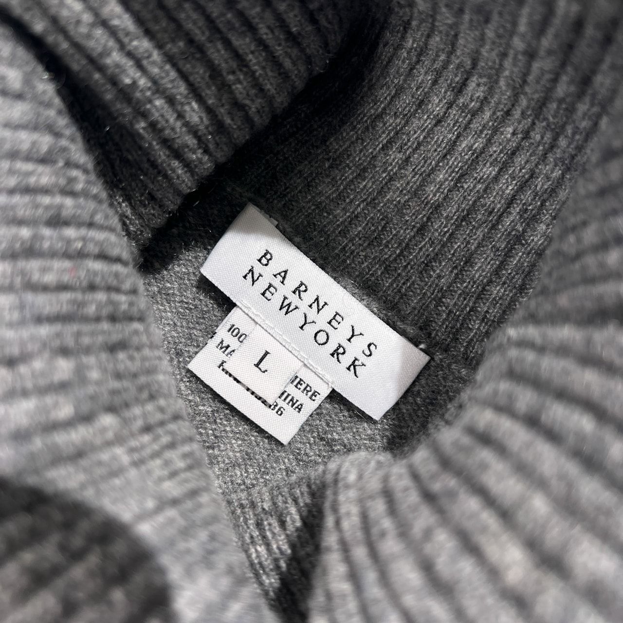 カシミヤ100% BARNEYS NEW YORK バーニーズニューヨーク 高級 カシミア