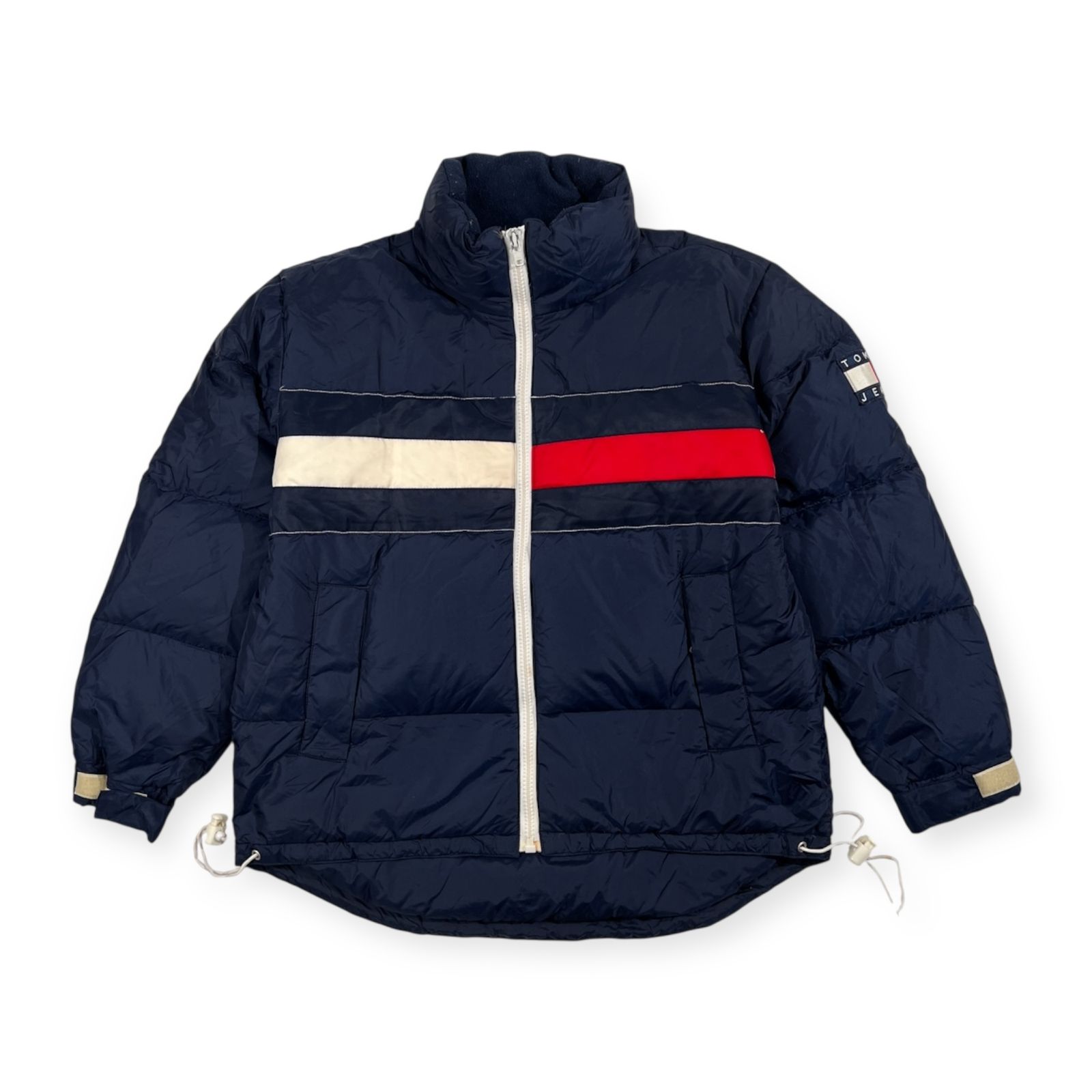 90s TOMMY JEANS トミージーンズ トミーヒルフィガー ジップアップ 