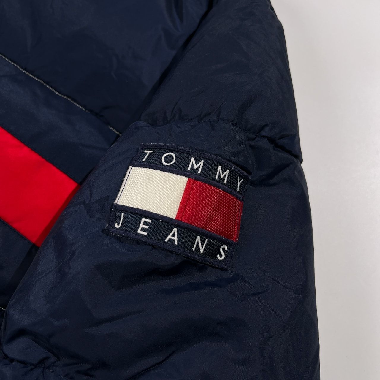 90s TOMMY JEANS トミージーンズ トミーヒルフィガー ジップアップ 