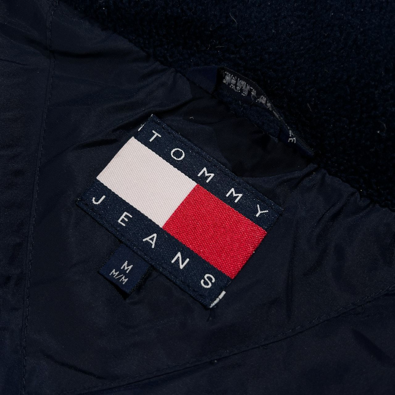 90s TOMMY JEANS トミージーンズ トミーヒルフィガー ジップアップ 