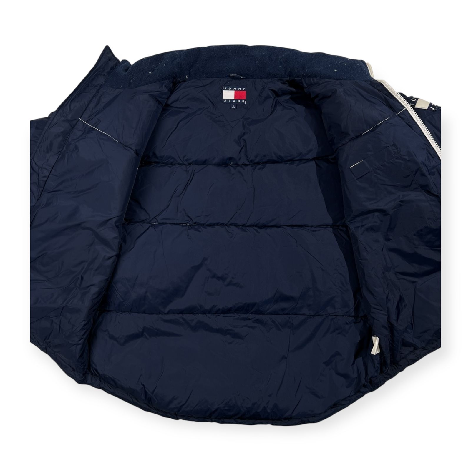 90s TOMMY JEANS トミージーンズ トミーヒルフィガー ジップアップ 