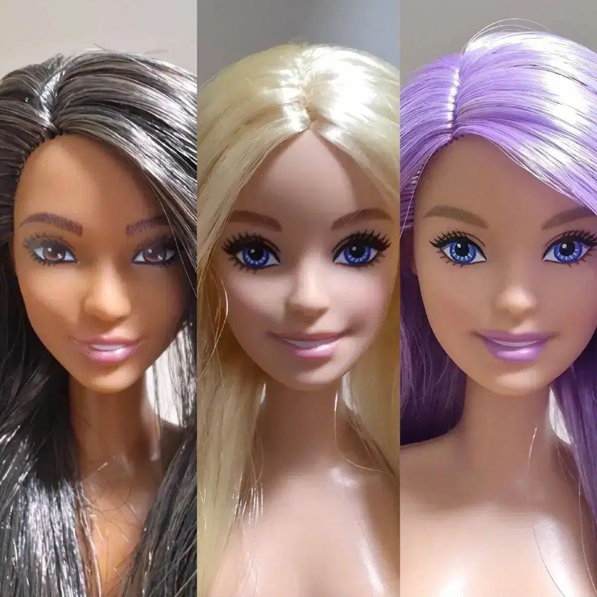 バービー人形/3体 ぬいぐるみ) 関節バービー人形 3体 球体関節ヨガバービー バービー人形