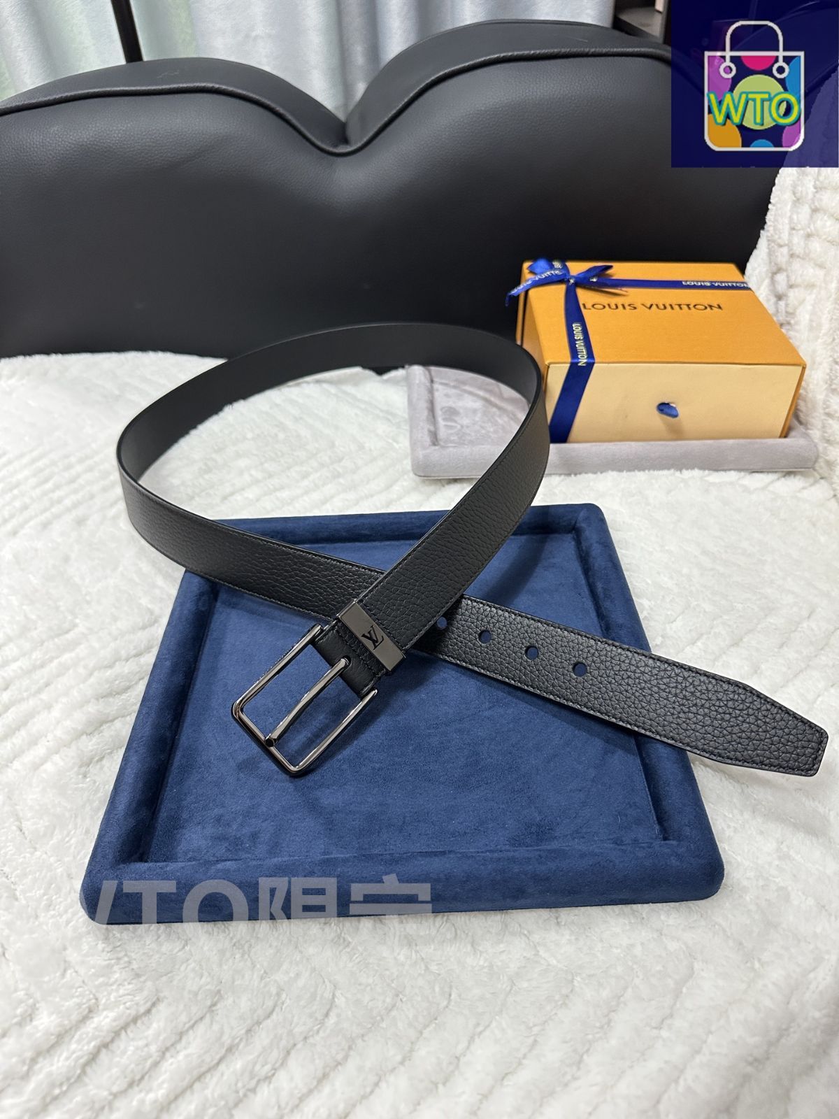 今日特価】Louis Vuitton ルイヴィトン レザーベルト - メルカリ
