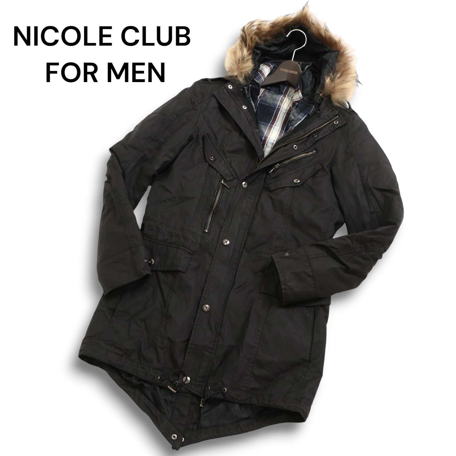NICOLE CLUB FOR MEN ミリタリーコート