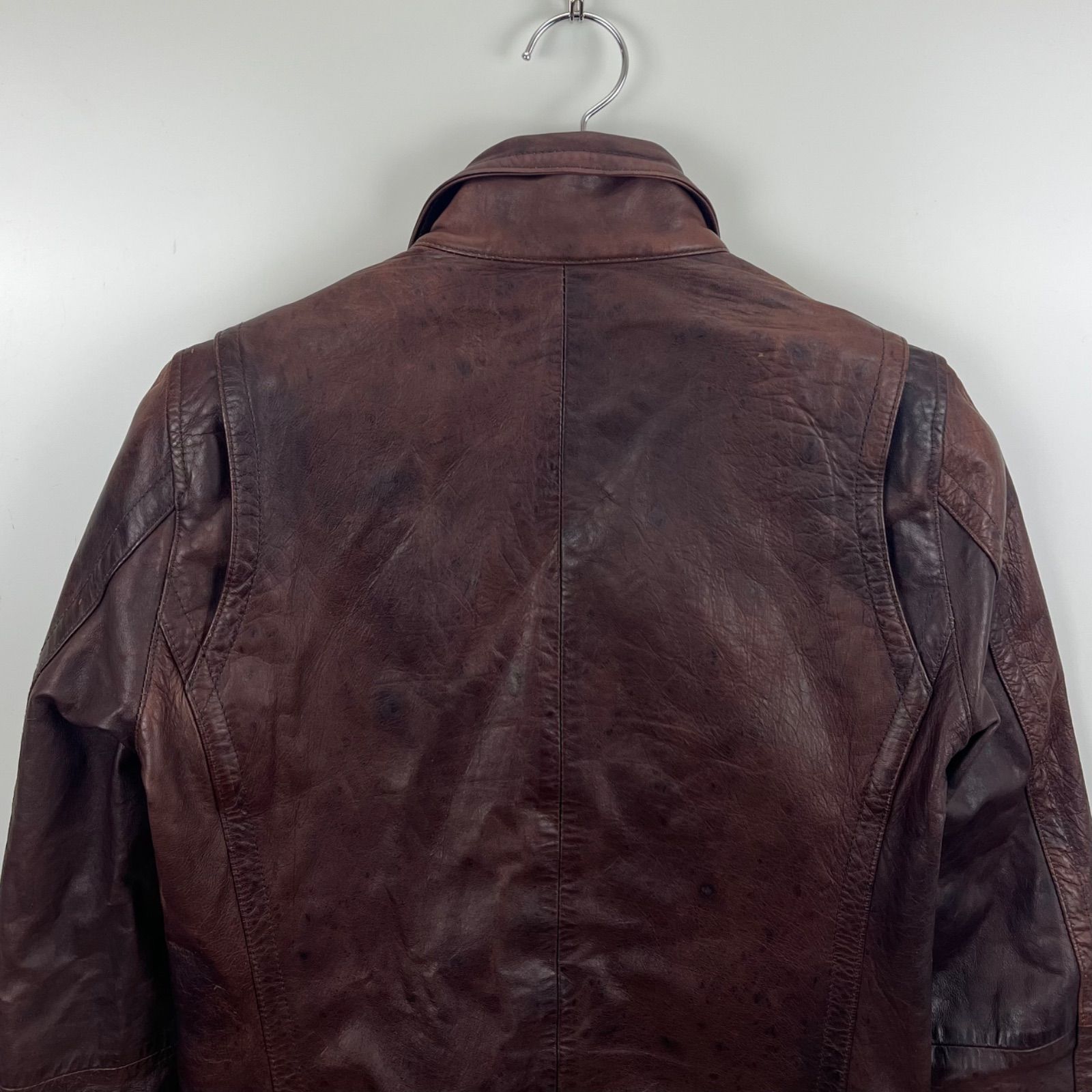 SCHLUSSEL 00s y2k archive Leather riders jacket 2 M シュリセル 多