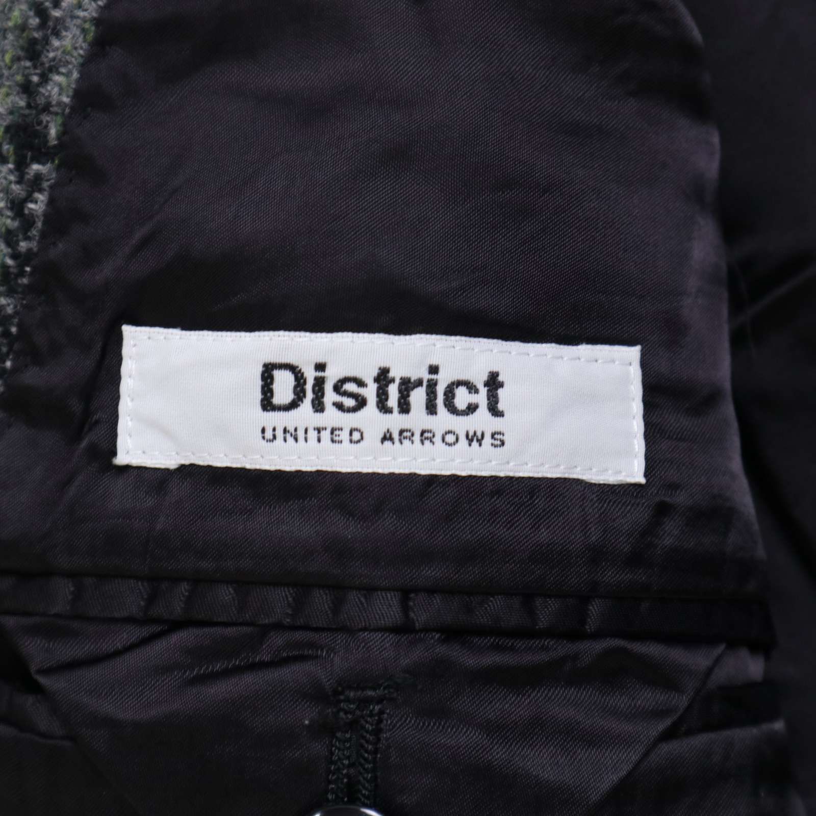 District UNITED ARROWS ユナイテッドアローズ 秋冬 ウール ツイード 