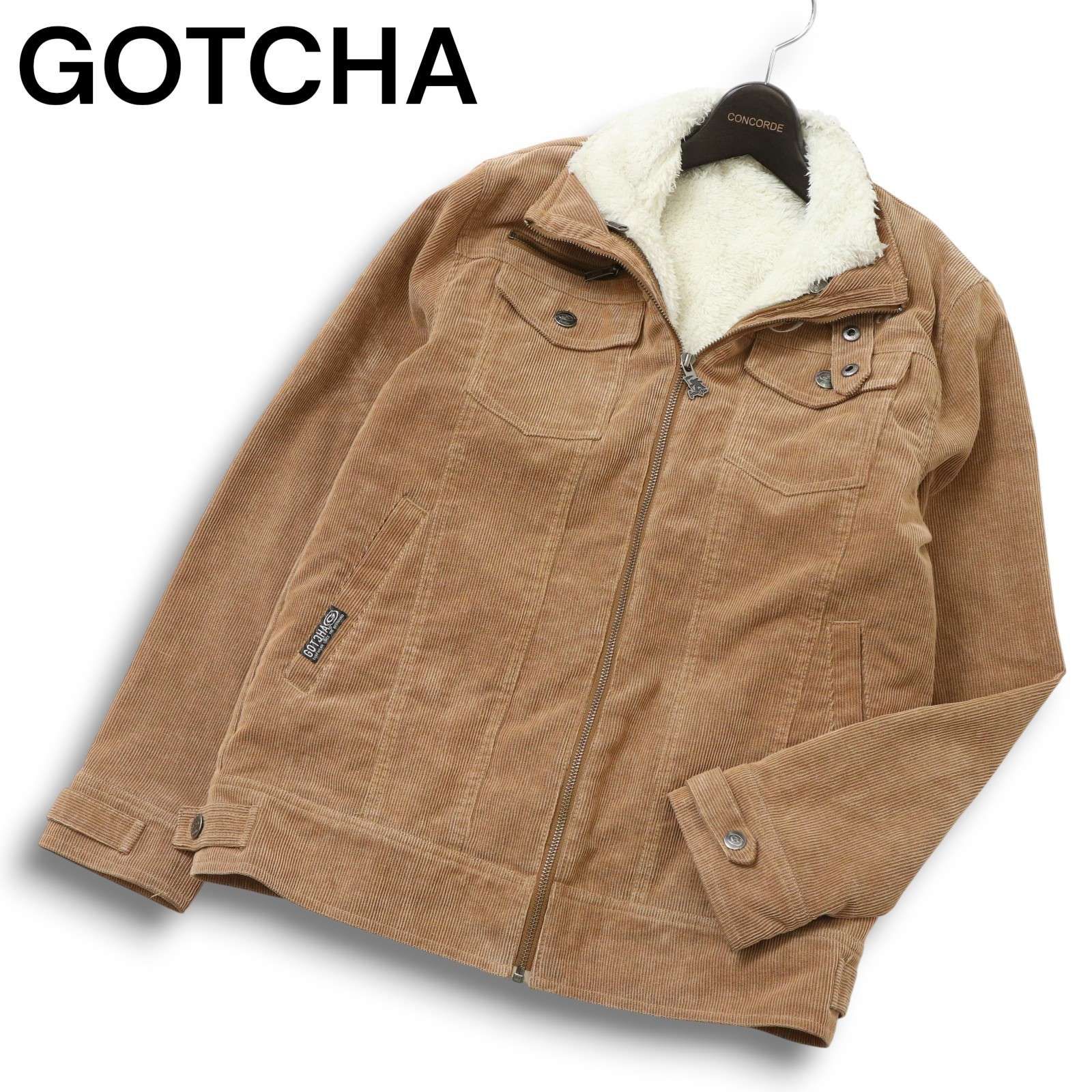 GOTCHA ガッチャ 秋冬 中綿 ボア ライナー ベスト☆ ロゴ刺繍