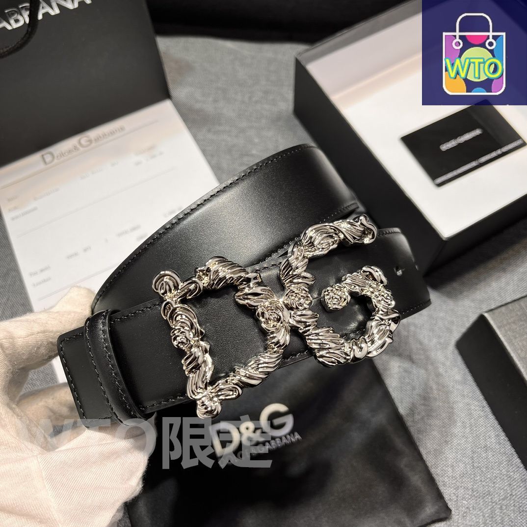 今日特価】Dolce&Gabbana DG レザーベルト - メルカリ