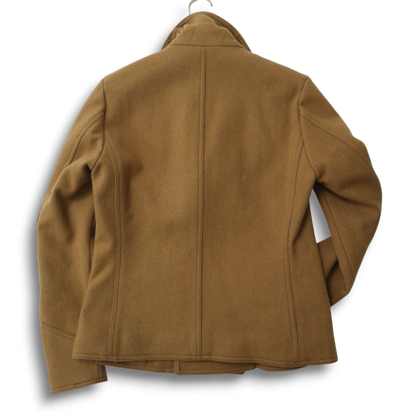 VANQUISH ヴァンキッシュ 秋冬☆ ウール 中綿 スリム ピーコート P