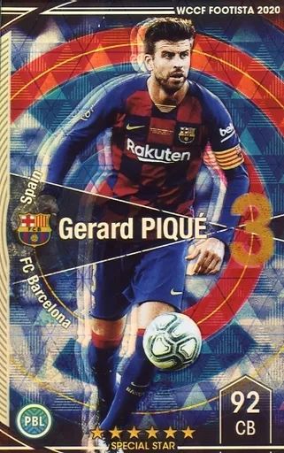 中古】WCCF F20-7 22-R[]：[コード保証無し]ジェラール・ピケ - メルカリ