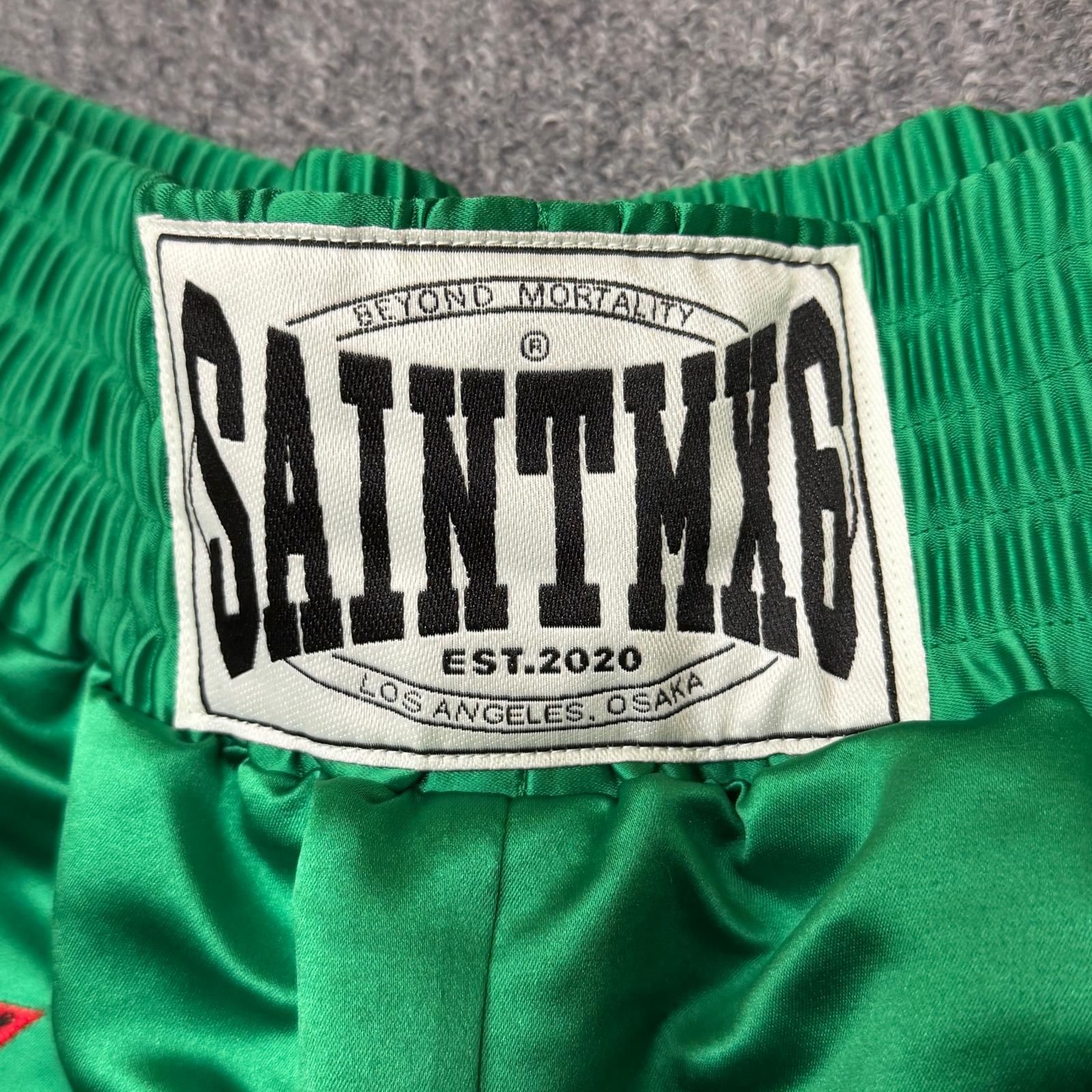 セントマイケル/ボクシング/ハーフパンツ/フロントロゴ/裏地メッシュ 参考上代55000円 SAINT MICHAEL 23SS SHORTS BOXING ボクシング