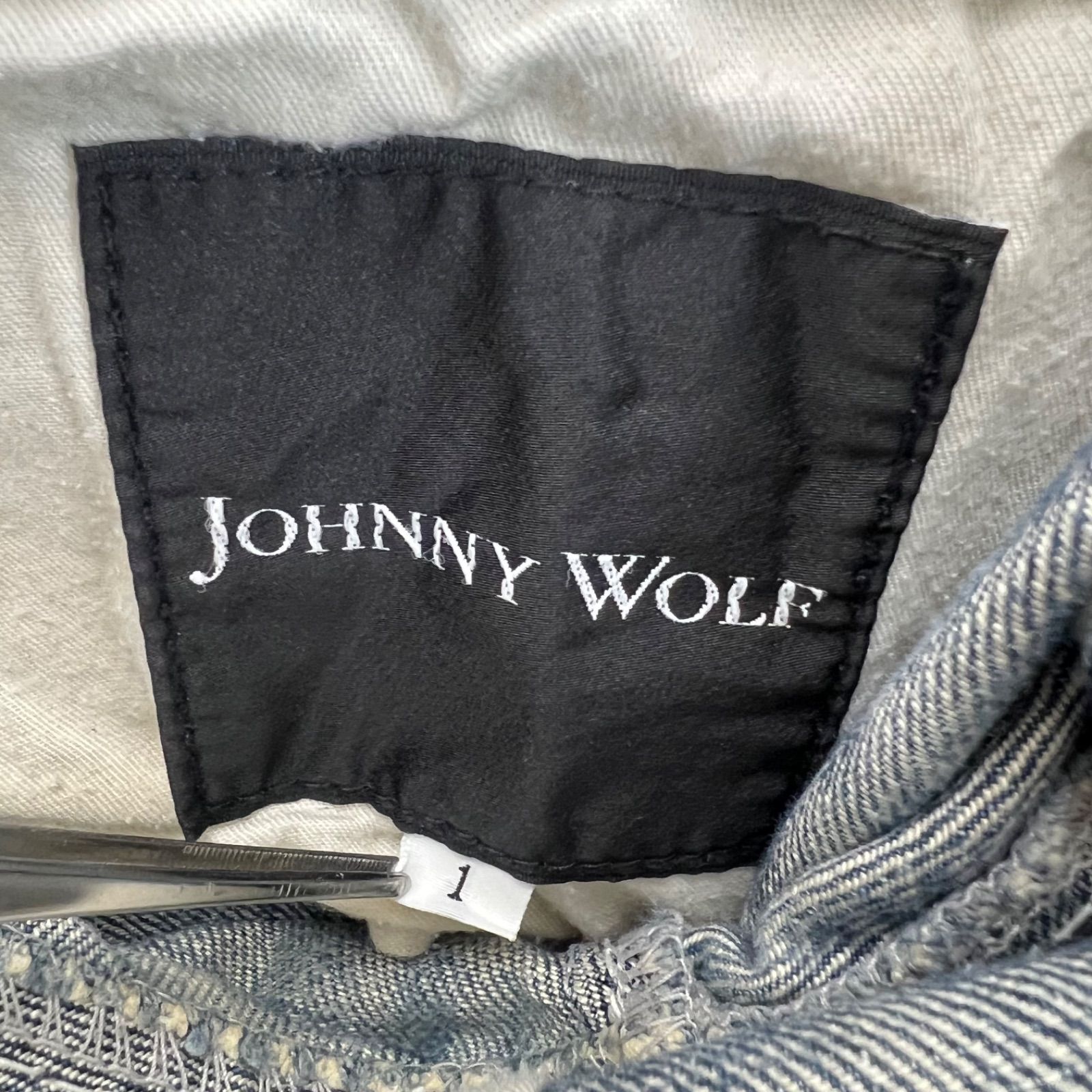 JOHNNY WOLF 00s y2k archive buffalo bobs damaged banana flare 