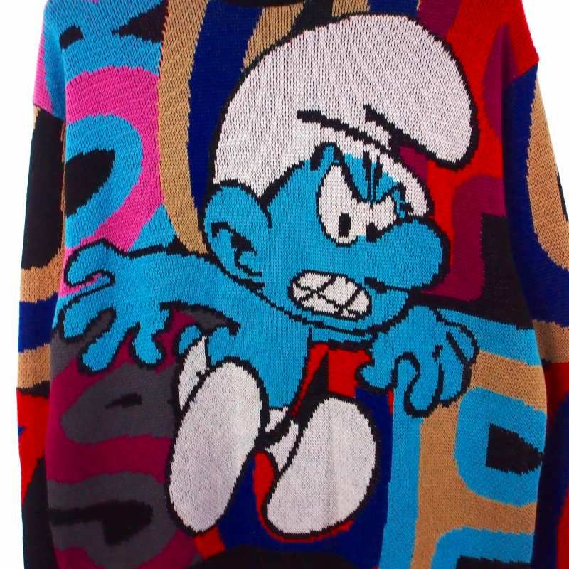 シュプリーム SUPREME 20AW スマーフ ニット セーター S シュプリーム SUPREME 20AW Smurfs Sweater スマーフ ニット セーター