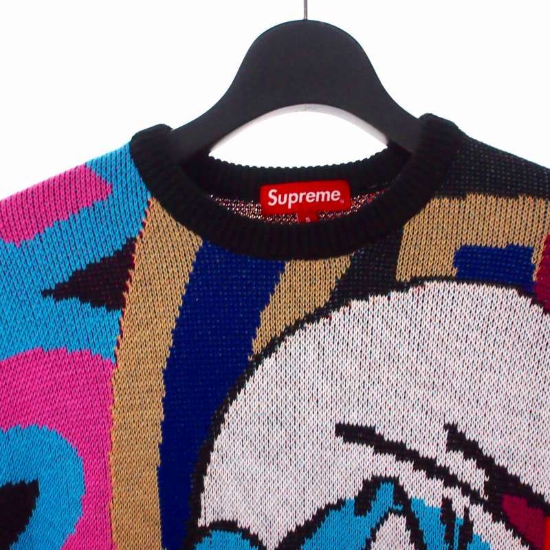 シュプリーム SUPREME 20AW Smurfs Sweater スマーフ ニット セーター
