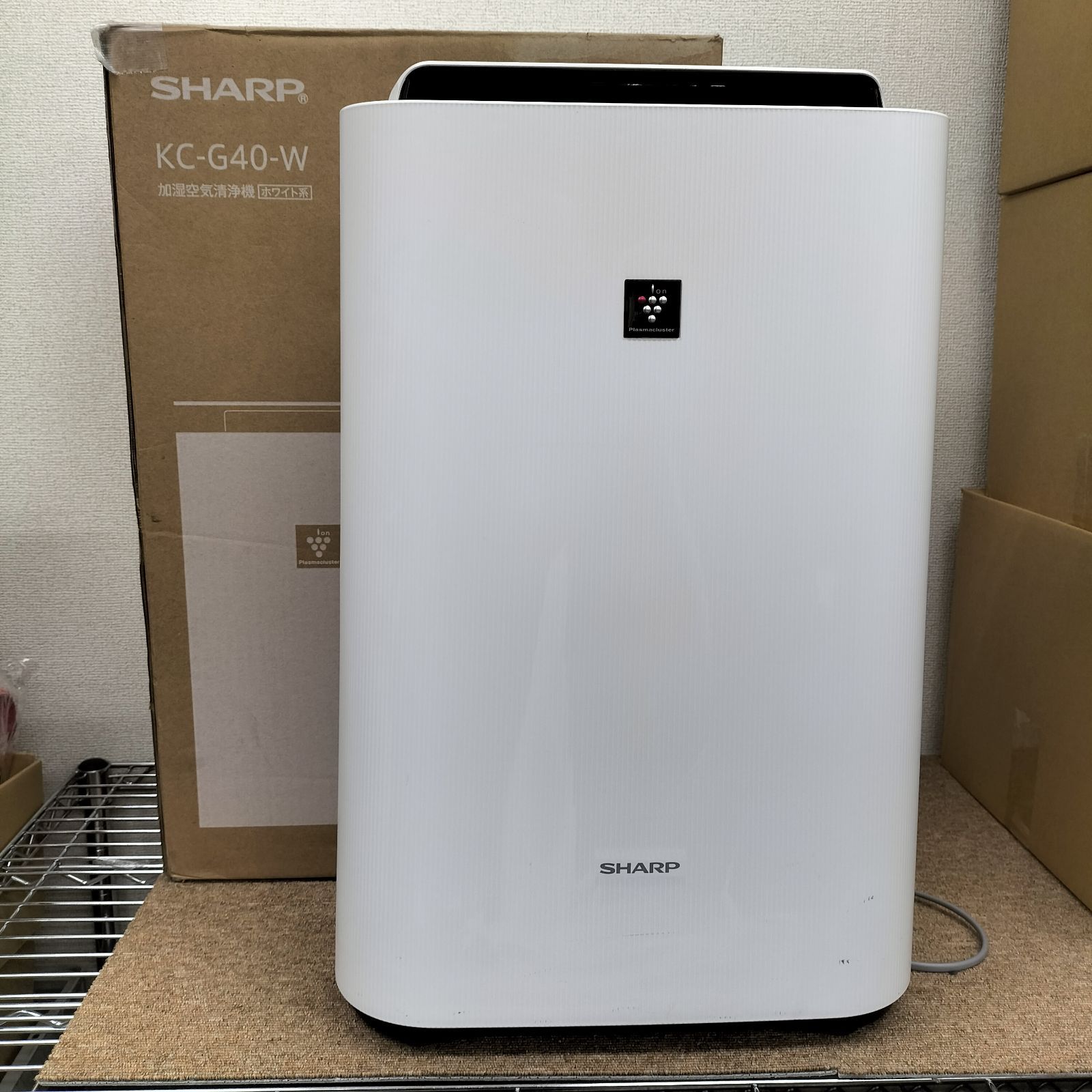 SHARP 加湿空気清浄機 KC-G40-W 中古品(2511KD5) - メルカリ