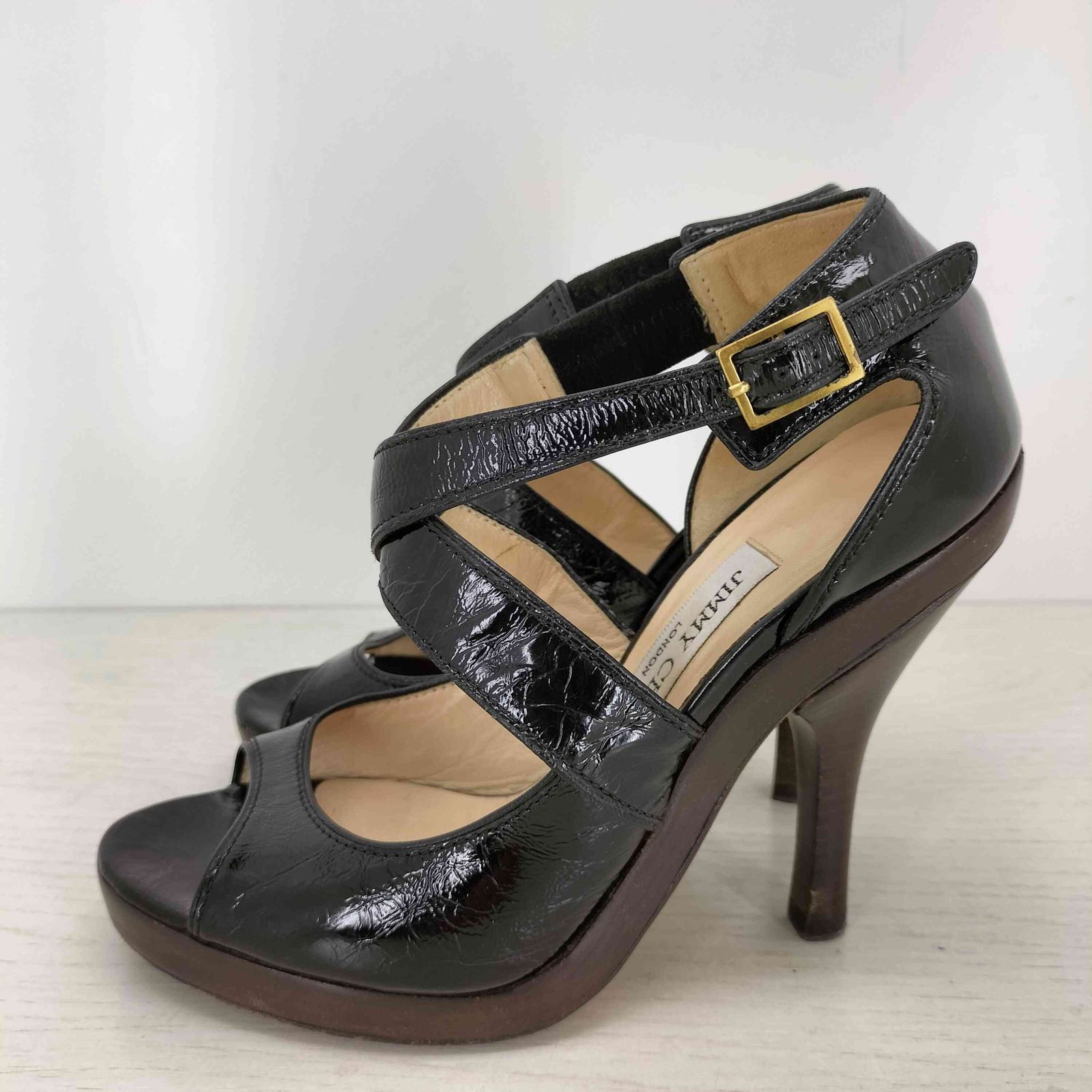 ジミーチュウ JIMMY CHOO ストラップヒールパンプス レディース 36 1/2