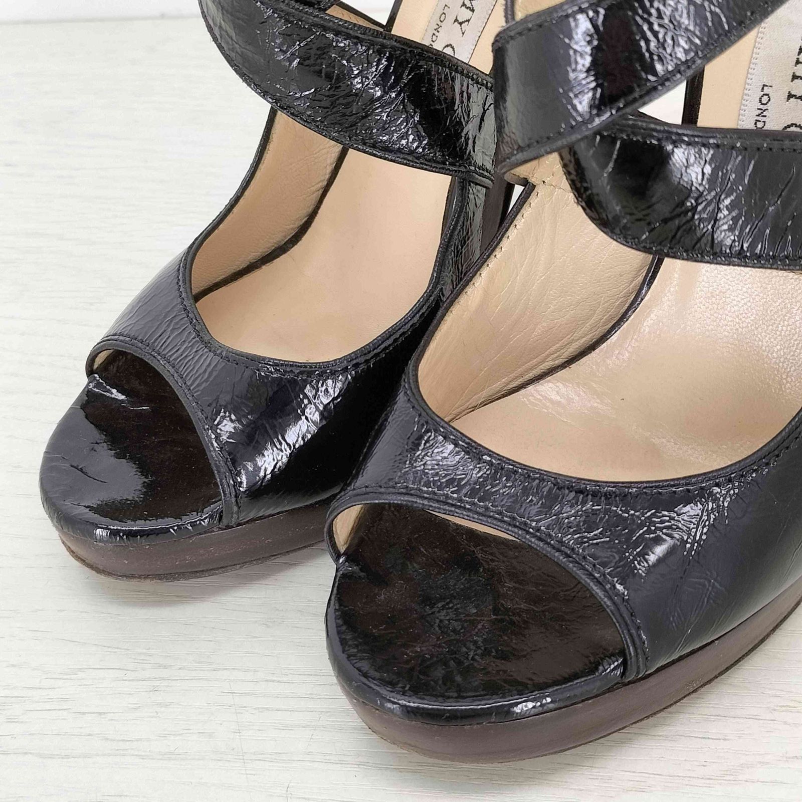 ジミーチュウ JIMMY CHOO ストラップヒールパンプス レディース 36 1/2