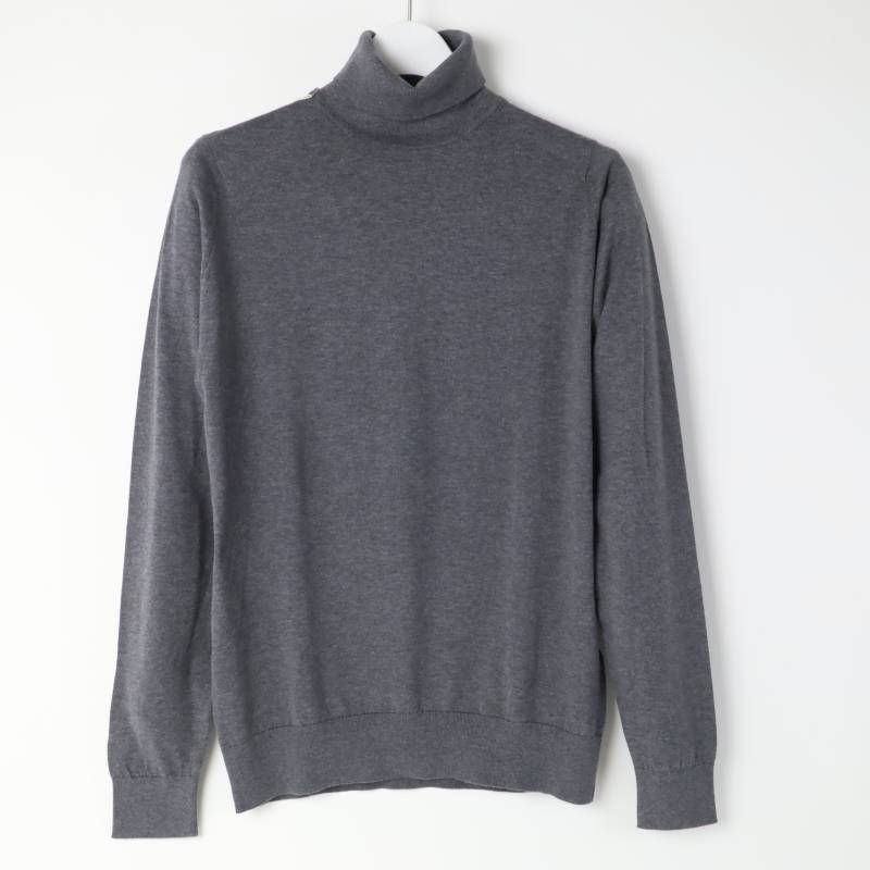 美品✨ジョンスメドレー 薄手ニット クルーネック コットン100% ジョンスメドレー コットンニット 薄手 サイズM JOHN SMEDLEY(ジョン