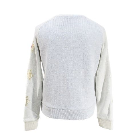 アルチビオ archivio ゴルフウェア 長袖 カーディガン ニット 38 白系