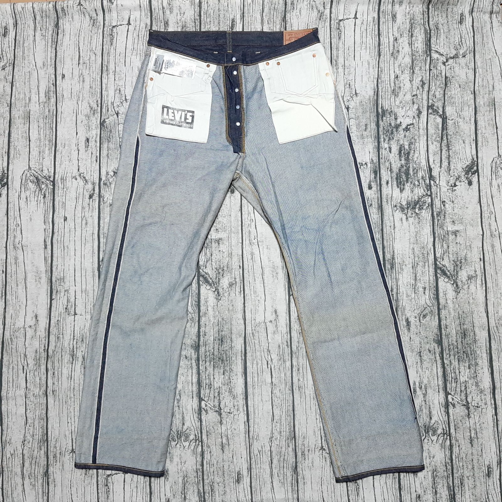 W38】米国製 LEVI'S 501XX 1947モデル ホワイトオーク WHITE OAK CONNE