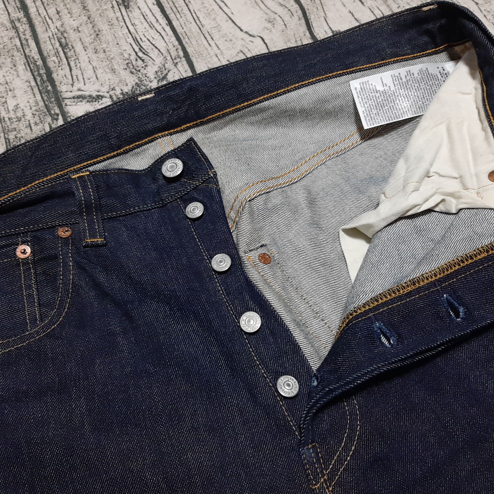 W38】米国製 LEVI'S 501XX 1947モデル ホワイトオーク WHITE OAK CONNE