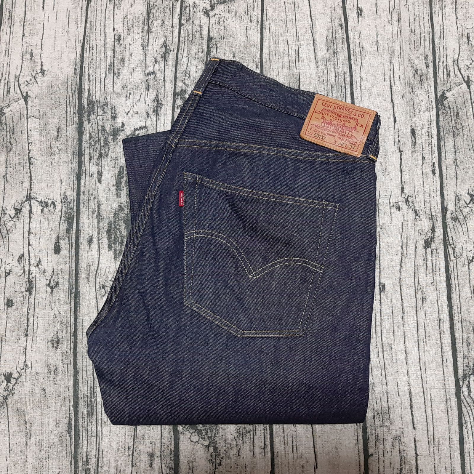 W38】米国製 LEVI'S 501XX 1947モデル ホワイトオーク WHITE OAK CONNE