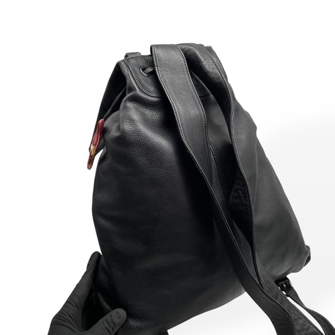 極美品 IBIZA イビサ リュック オールレザー ブラック 本革 A4 - メルカリ