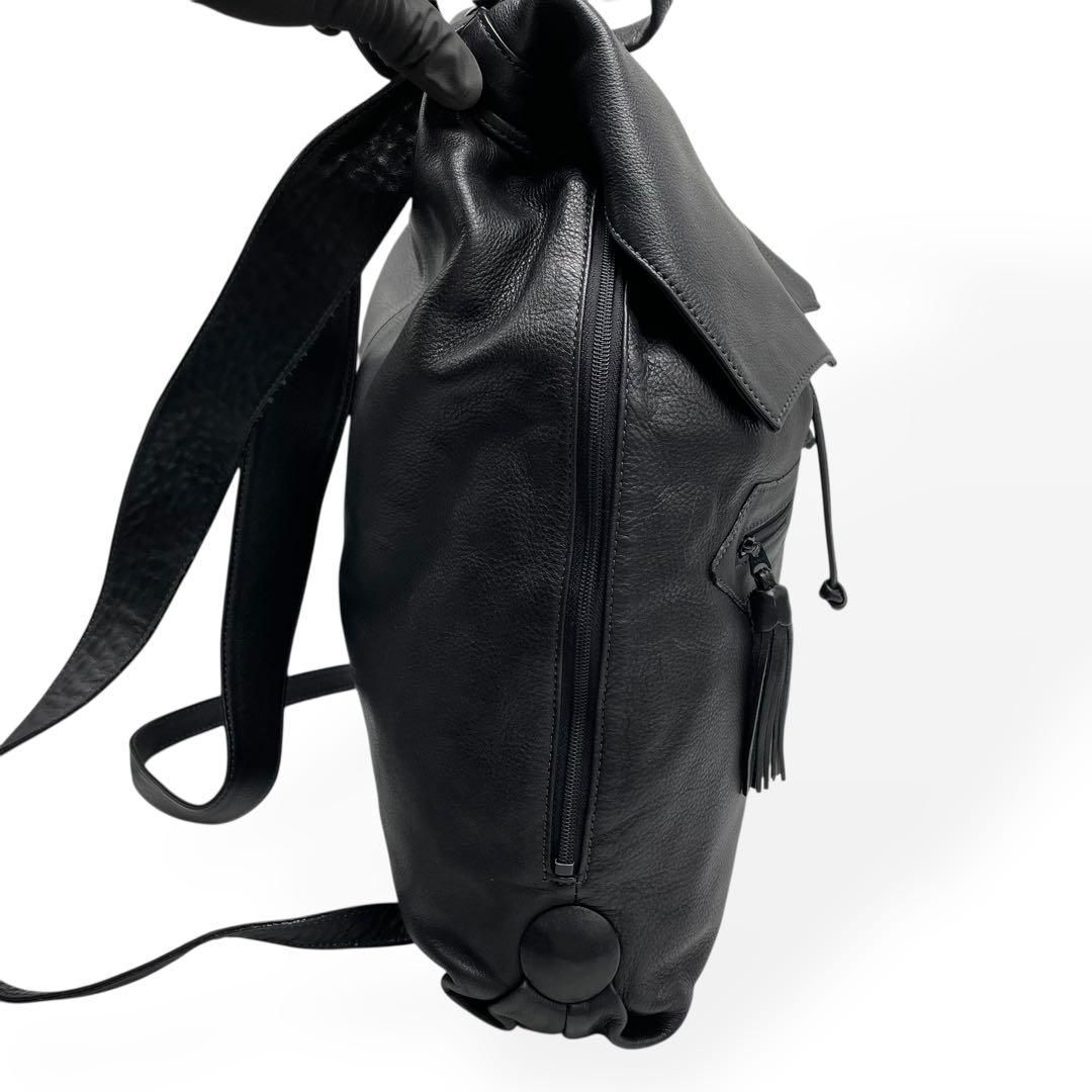 極美品 IBIZA イビサ リュック オールレザー ブラック 本革 A4 - メルカリ