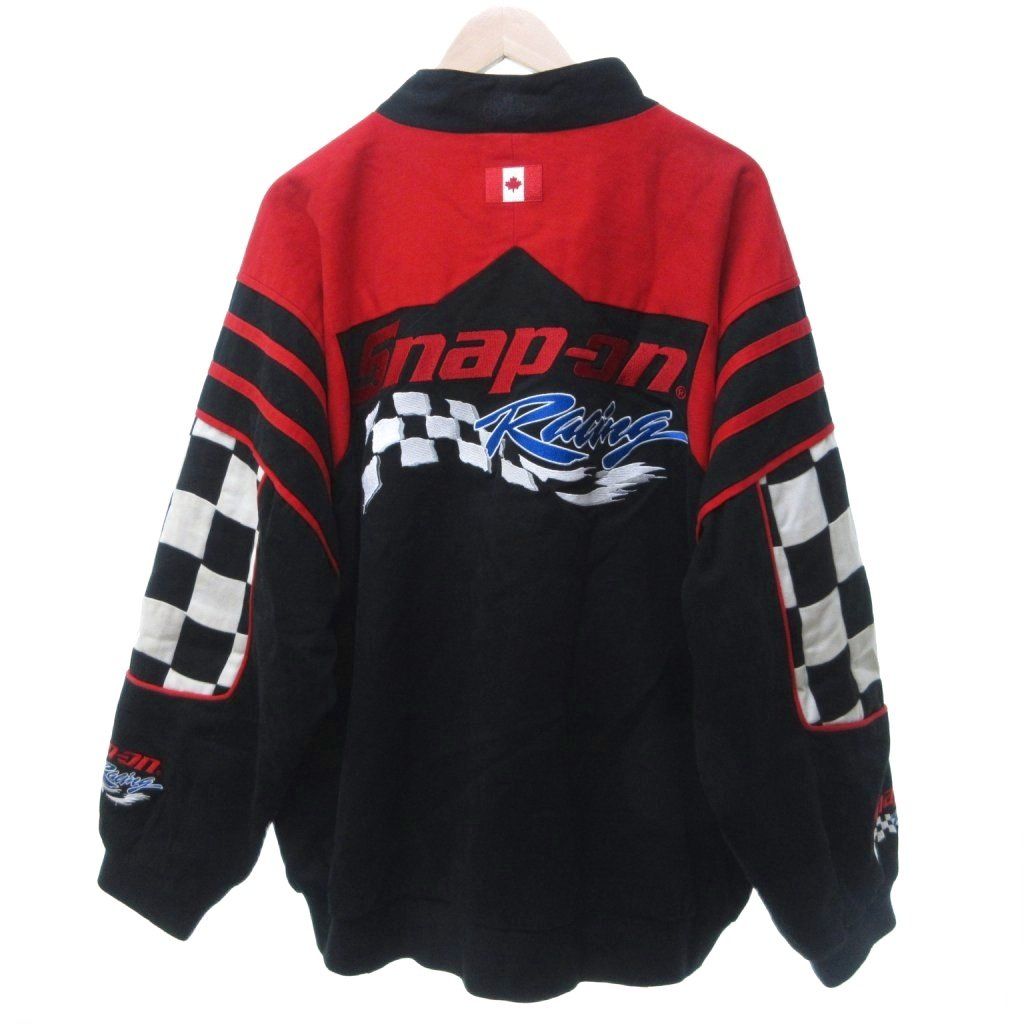 CHOKO Motorsports スナップオン レーシングジャケット 長袖 赤 レッド