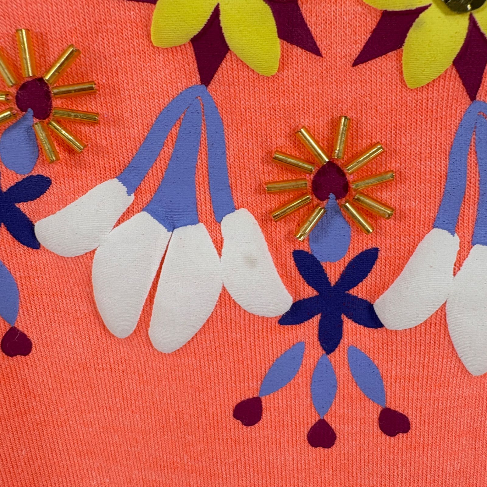 VIVIENNE TAM ヴィヴィアンタム 3D 花柄 スパンコール プリント