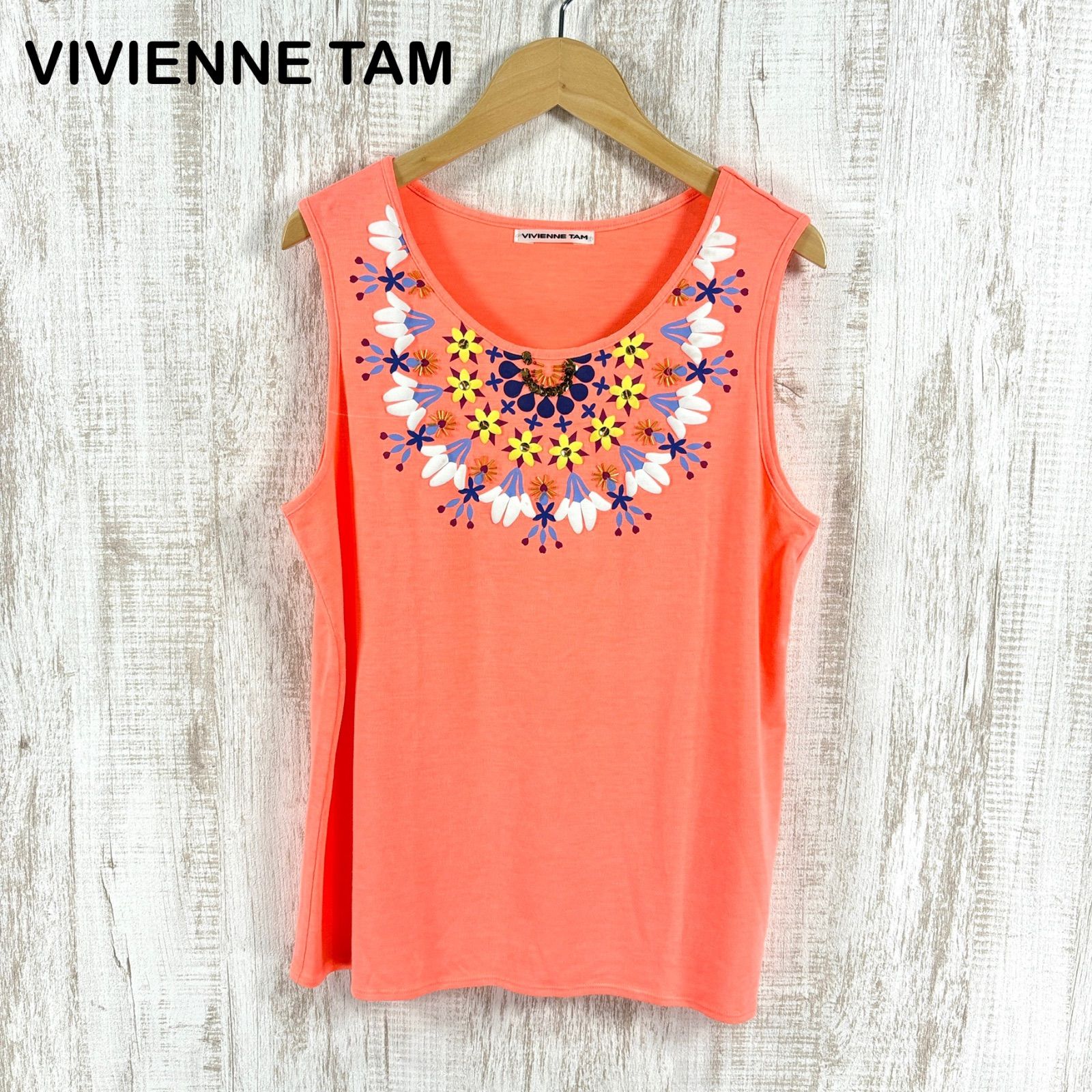 ヴィヴィアンタム ガネーシャ プリント ネットタンクトップ ヴィヴィアンタム タンクトップ サイズ0 XS