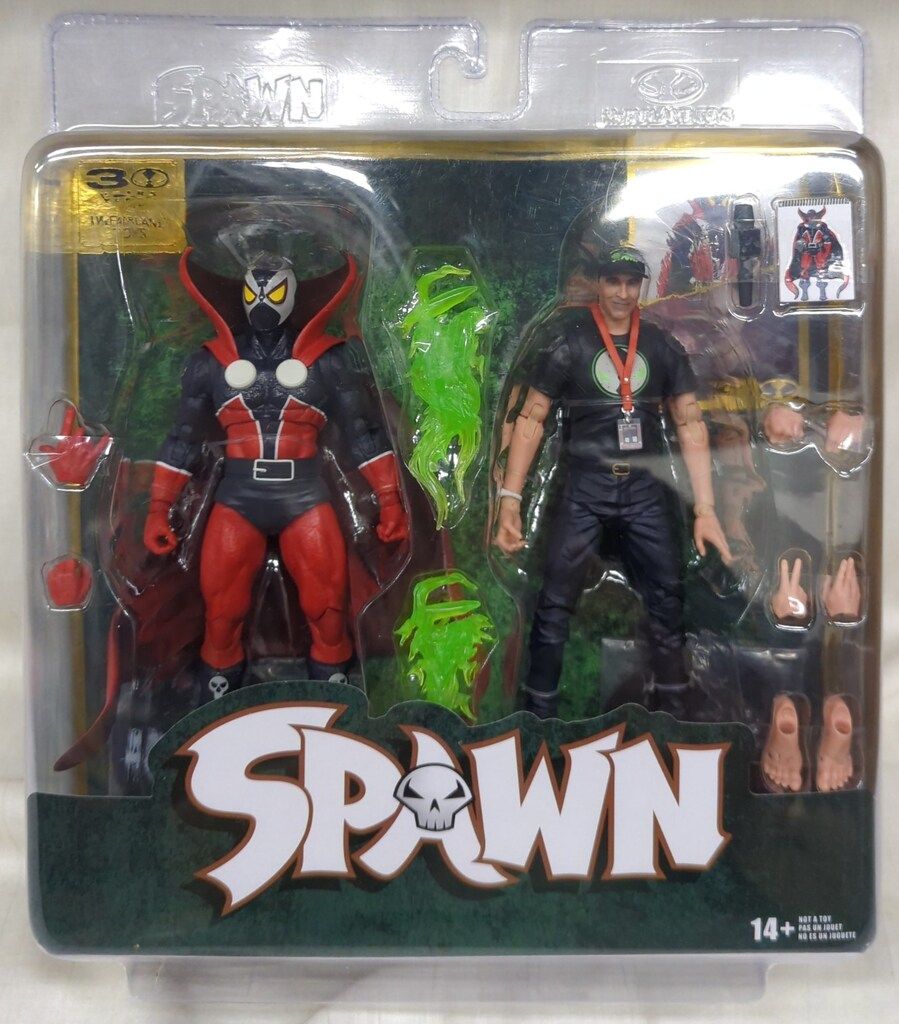 McFARLANE TOYS SPAWN 30YEARS SPAWN 30ｔｈ Anniversary u0026 Todd McFarlane 6インチ