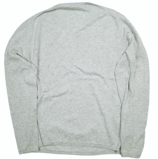 CRUCIANI クルチアーニ イタリア製 コットンハイゲージVネックニット 細リブモデル JU1111 50 ライトグレー セーター プルオーバー CRUCIANI クルチアーニ イタリア製 コットンハイゲージVネックニット