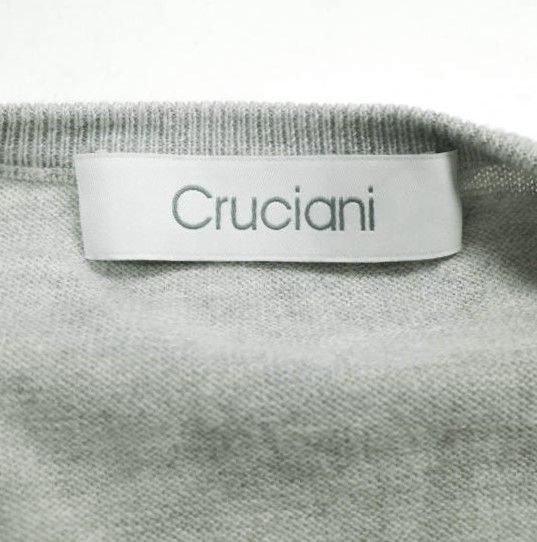 CRUCIANI クルチアーニ イタリア製 コットンハイゲージVネックニット