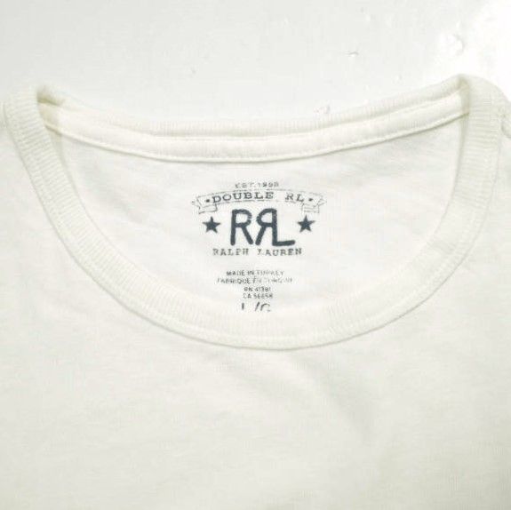 RRL ダブルアールエル 25SS ロゴコットンヘンプジャージーTシャツ