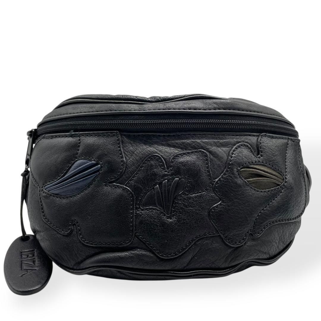 極美品 IBIZA イビサ 希少 ボディバッグ ウェストバッグ ショルダー