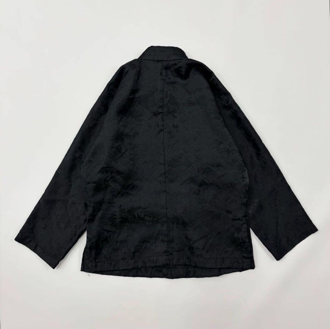 2021SSコムコム コムデギャルソン フラワー花 刺繍チャイナ ジャケット S 2021SSコムコム コムデギャルソン フラワー花 刺繍チャイナ ジャケット