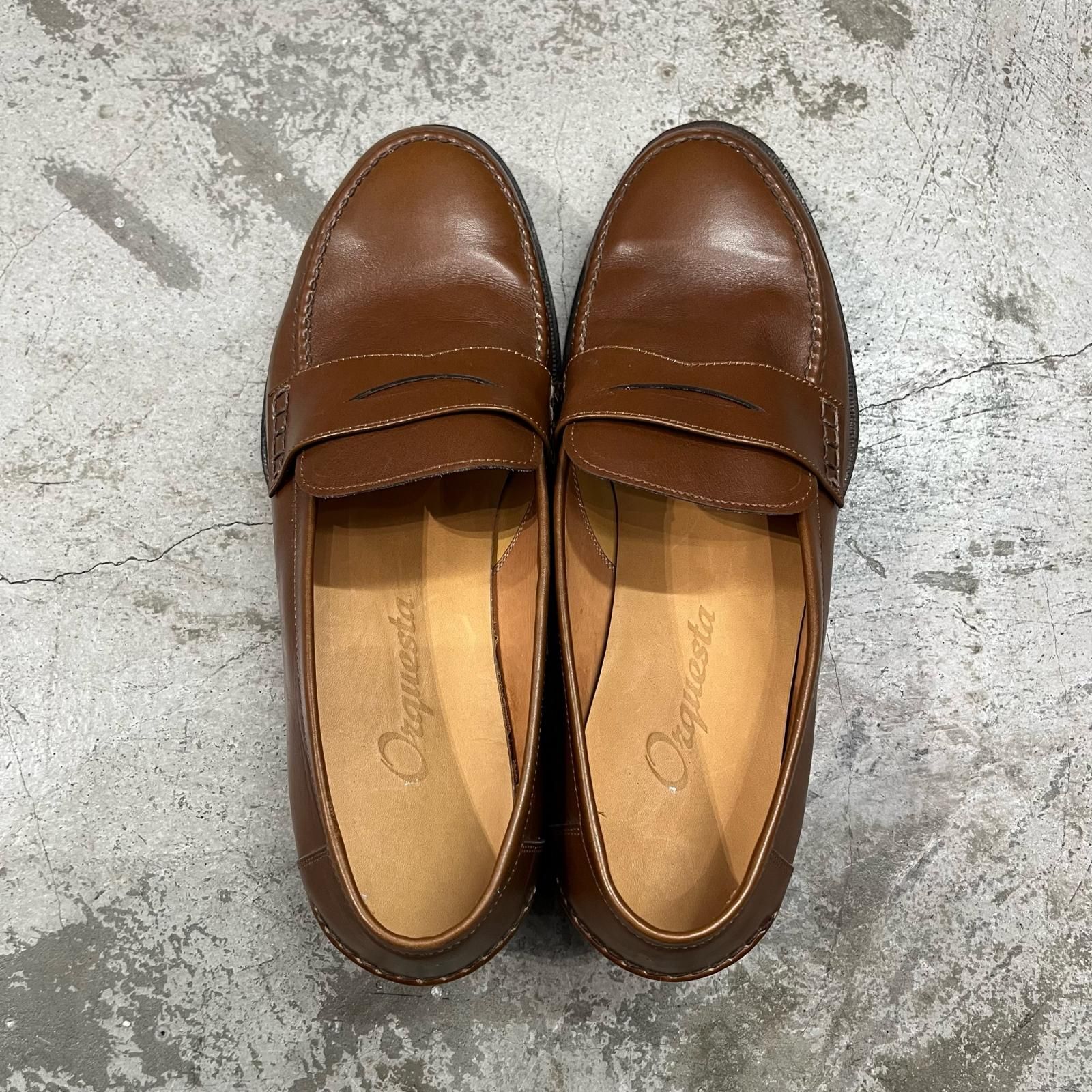 orquesta bespoke オルケスタビスポーク 未使用 Orquesta Bespoke ローファー 革靴 レザーシューズ オルケスタ